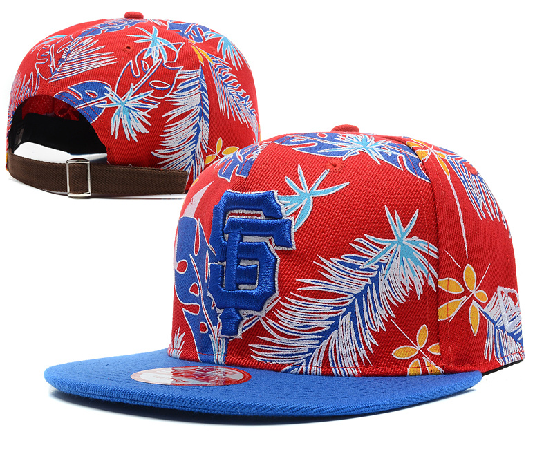MLB San Francisco Giants NE Strapback Hat #06